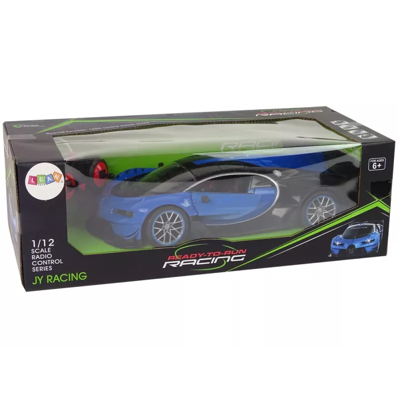 LEAN TOYS Sporta automašīna ar tālvadību, LED priekšējie lukturi un R/C tālvadības pults