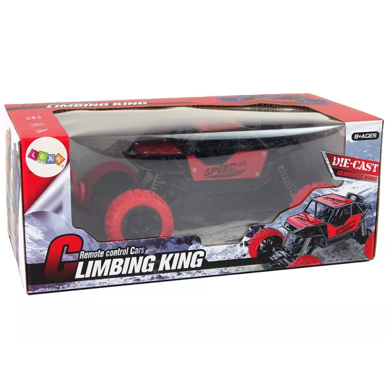 LEAN TOYS Remote Controlled Terrain Car R/C 1:18 Red