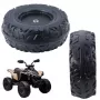 LEAN TOYS rezerves ritenis ar akumulatoru darbināmam braucamajam DK-CA002 (230 mm, melns, PP plastmasa)