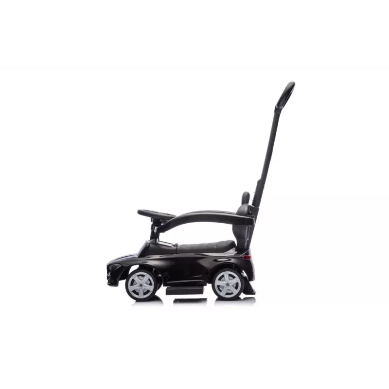 LEAN TOYS Braucamrīks ar stūmēju Mercedes 3in1 Melns