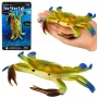 LEAN TOYS Gumijas krabja figūriņa, staipīgs, reālistisks jūras dzīvnieks, 19 cm