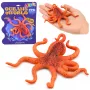LEAN TOYS Gumijas astoņkāja figūriņa, staipīga, reālistisks jūras dzīvnieks, 12cm