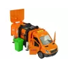 LEAN TOYS Atkritumu mašīna ar berzes piedziņu un skaņas efektiem oranža
