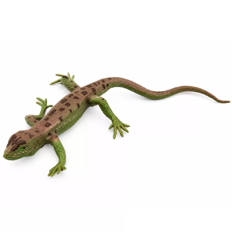 LEAN TOYS Smilšu ķirzaka gumijas figūra, staipīga, reālistiska, 15 cm
