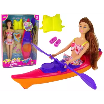 LEAN TOYS Leļļu aksesuāru komplekts Kayak Pink