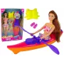 LEAN TOYS Leļļu aksesuāru komplekts Kayak Pink