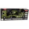 LEAN TOYS Komplekts Militārā tvertne Berzes piedziņas helikopters Kravas automašīna