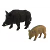 LEAN TOYS 2 mežacūku komplekts ar mazuli, meža dzīvnieku sērija