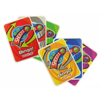 LEAN TOYS 4-in-1 Arcade spēļu komplekts Basketbols Futbols Vairogs Boulinga šautriņas