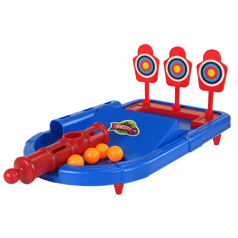 LEAN TOYS 4-in-1 Arcade spēļu komplekts Basketbols Futbols Vairogs Boulinga šautriņas