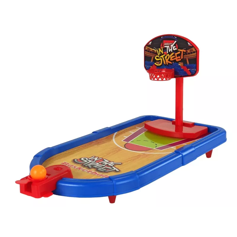 LEAN TOYS 4-in-1 Arcade spēļu komplekts Basketbols Futbols Vairogs Boulinga šautriņas