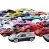 LEAN TOYS Alumīnija atsperu automašīnu komplekts kastē 30 gab. Policijas un sporta automašīnas