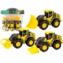 LEAN TOYS Celtniecības transportlīdzekļu komplekts 3 dzelteni modeļi