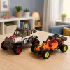 LEAN TOYS Komplekts no bezceļu transportlīdzekļiem ar gaismām un skaņām, 2 gab.