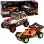 LEAN TOYS Komplekts no bezceļu transportlīdzekļiem ar gaismām un skaņām, 2 gab.