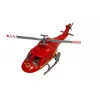 LEAN TOYS Ugunsdzēsēju transportlīdzekļu komplekts: Helikopters, Motocikls, Gaisma un Skaņa
