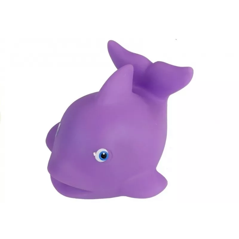 LEAN TOYS Vannas jūras dzīvnieku komplekts, gumijas zvejas sietiņš, 12 gab.