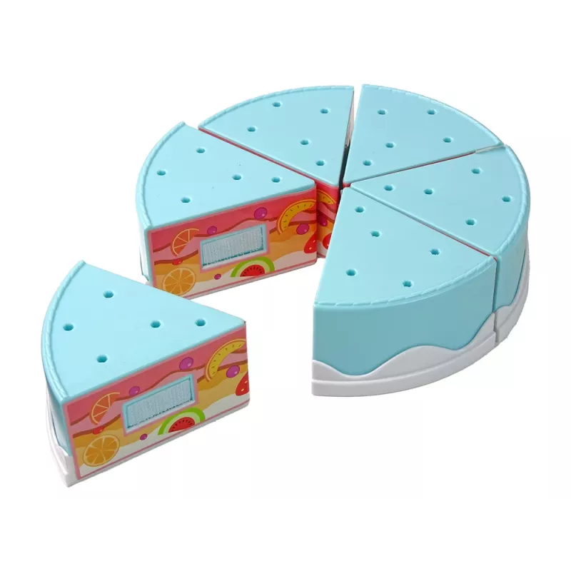 LEAN TOYS Saldumu, kūku un cepumu komplekts ar Velcro rotājumiem DIY