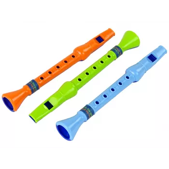 LEAN TOYS Trīs flautu komplekts bērniem Dzīvnieki