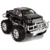 LEAN TOYS Transportlīdzekļu komplekts Melns Monster Truck Balts Karavāna 58 cm