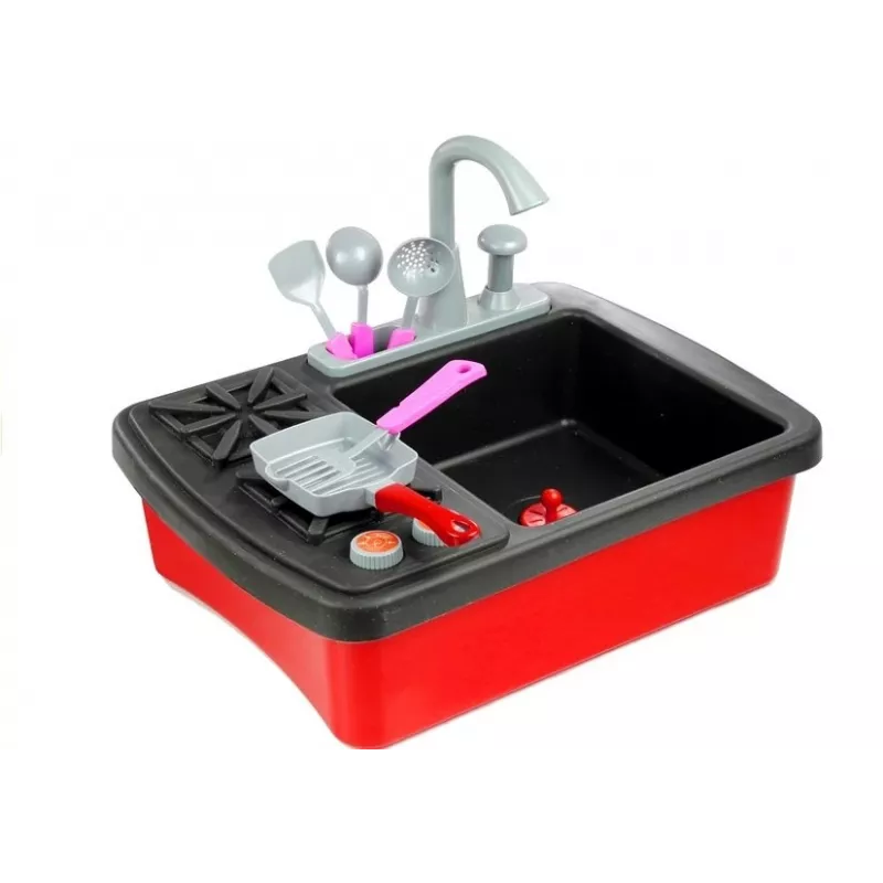 LEAN TOYS Sink Virtuves izlietne ar piederumiem