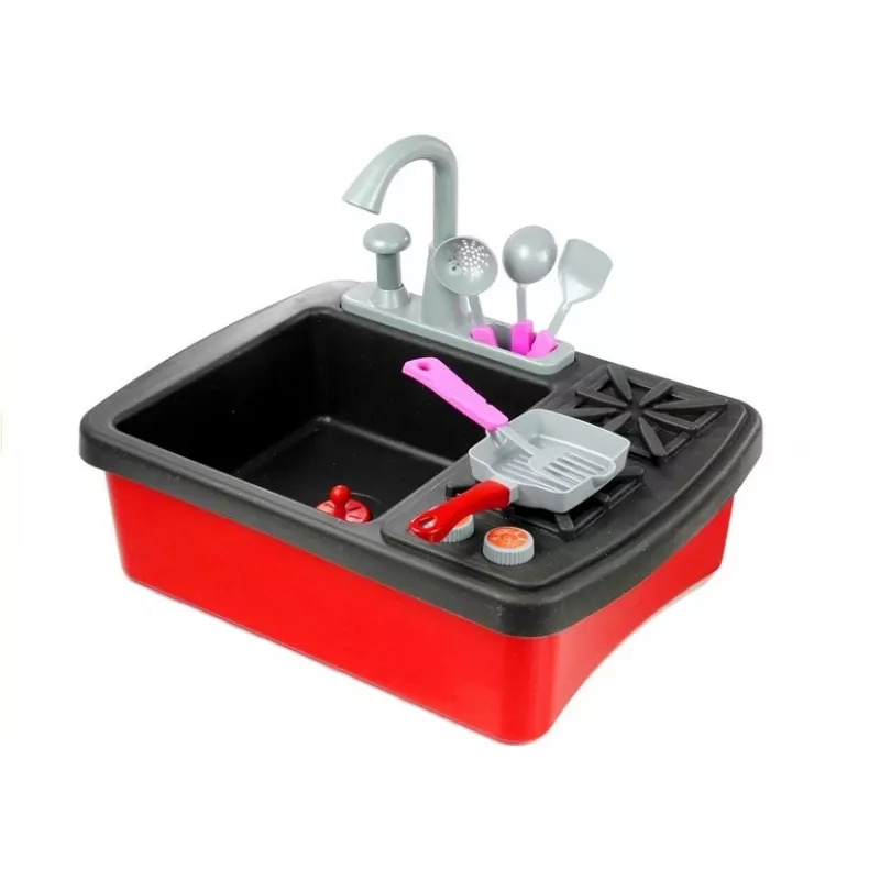 LEAN TOYS Sink Virtuves izlietne ar piederumiem