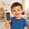 LEAN TOYS Smartphone Bērnu interaktīvā izglītojošā telefonrotaļlieta ar skaņām un gaismām