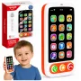 LEAN TOYS Smartphone Bērnu interaktīvā izglītojošā telefonrotaļlieta ar skaņām un gaismām