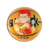 LEAN TOYS Mīkstā bumba ar maziem rakstiem un krāsām mazulim, diametrs 7 cm