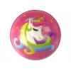 LEAN TOYS Mīkstā varavīksnes sensorā bumba zīdaiņiem 8 cm diametrs