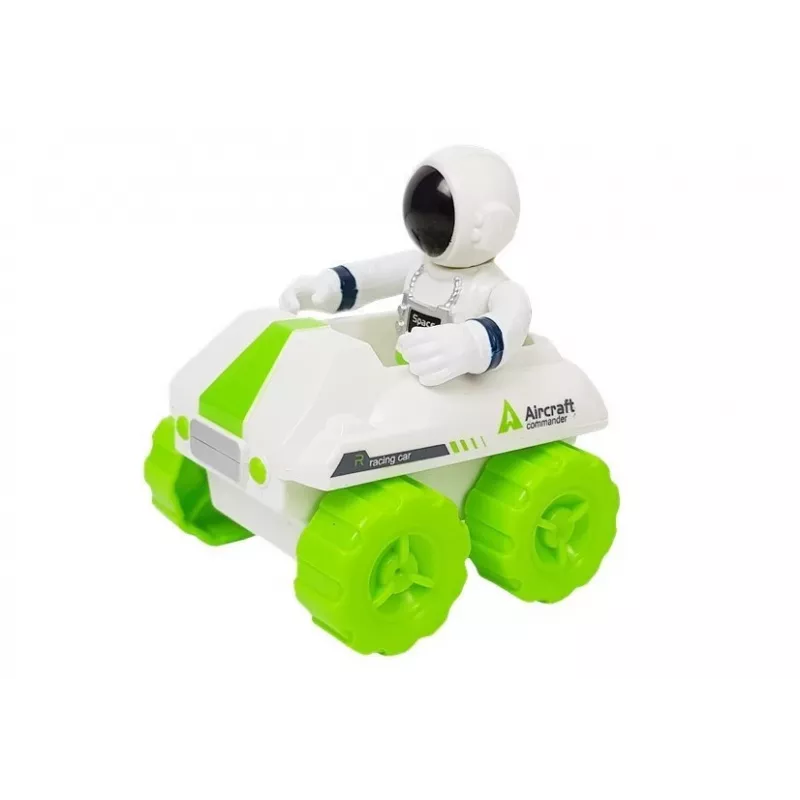 LEAN TOYS Space Rocket Astronom Cosmos Light & Sound – Battery-Powered Electronic Toy Rocket with Astronaut Figure (3x AA)