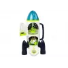LEAN TOYS Space Rocket Astronom Cosmos Light & Sound – Battery-Powered Electronic Toy Rocket with Astronaut Figure (3x AA)