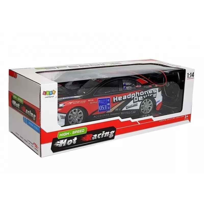 LEAN TOYS Sport Racing Remote Controlled Car R/C 27MHz Red