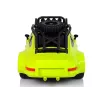 LEAN TOYS Sports Car 1:18 Green Spare Wheel Pilot