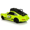 LEAN TOYS Sports Car 1:18 Green Spare Wheel Pilot