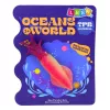 LEAN TOYS Kalmāra gumijas figūriņa, staipīga, reālistisks jūras dzīvnieks, 14 cm