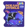 LEAN TOYS Stingray gumijas figūriņa, staipīga, reālistiska okeāna zivs 13cm