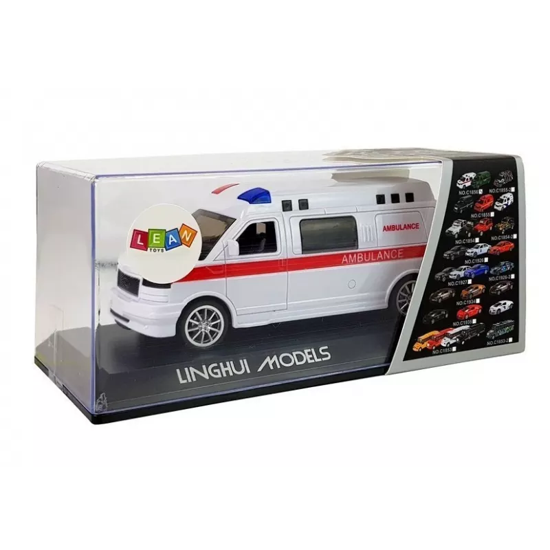LEAN TOYS Strung Ambulance Sound Light Siren