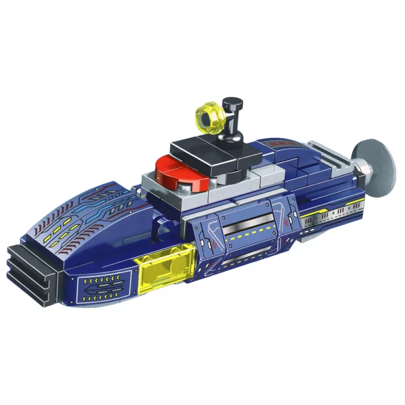 LEAN TOYS Zemūdenes Būvbloķi 115 Gabali Celtniecības Uzlīmes