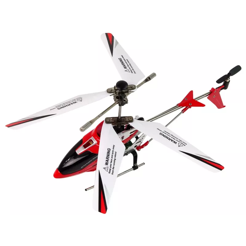 LEAN TOYS SYMA S107H 2.4G RC helikopters sarkans