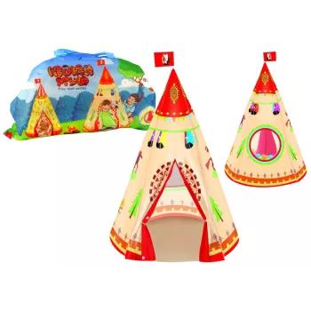 LEAN TOYS Tipi teltis bērniem dārzam