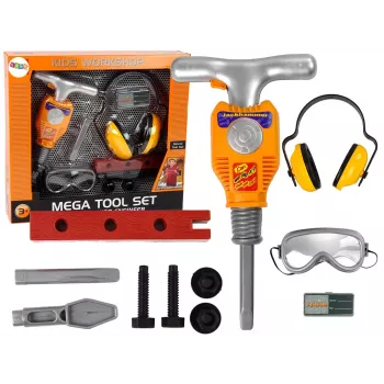 LEAN TOYS Instrumentu komplekts mazajam celtniekam — āmururbis