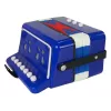 LEAN TOYS Rotaļu akordeons mazajiem mūziķiem, zils (Modelis 9423)