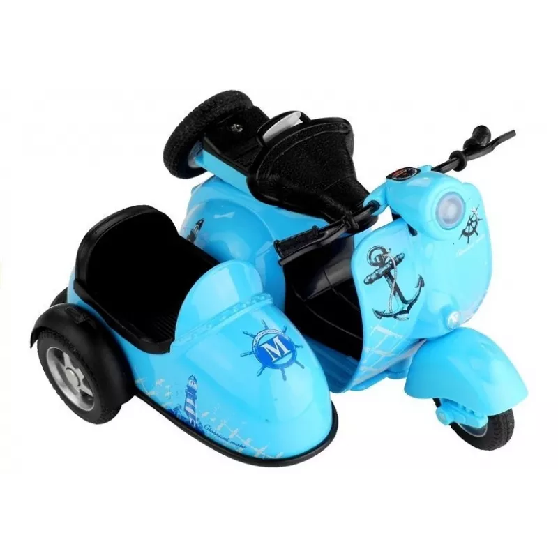 LEAN TOYS Rotaļlietu Motocikls 3 Krāsas Brauciens Gaismas Spēle 1:14