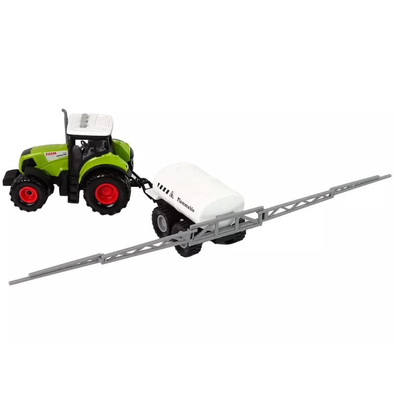 LEAN TOYS Traktors bērniem ar piekabi Lauku mašīna