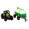 LEAN TOYS Traktors bērniem ar piekabi un cisternu