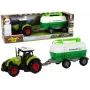 LEAN TOYS Traktors bērniem ar piekabi un cisternu