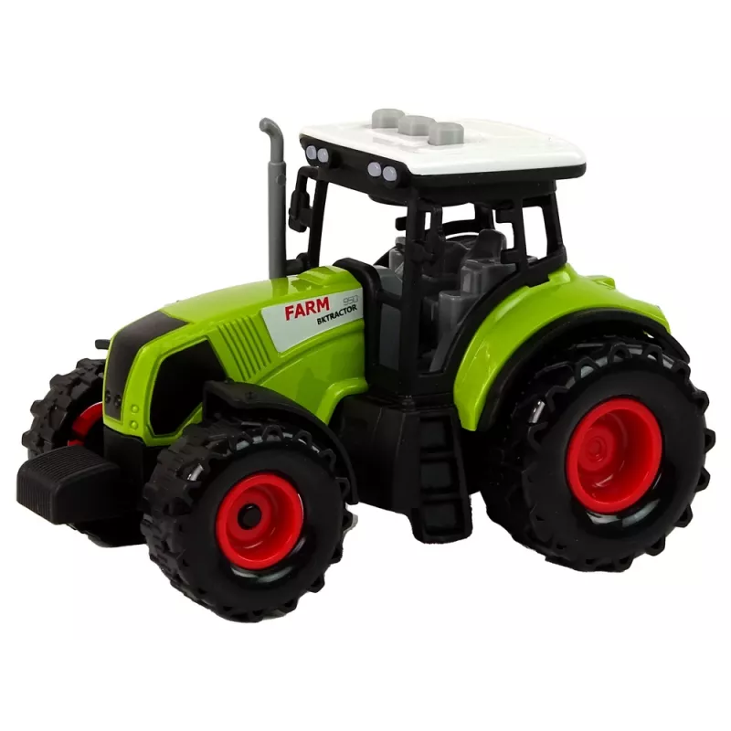 LEAN TOYS Traktors ar piekabi Lauksaimniecības auto
