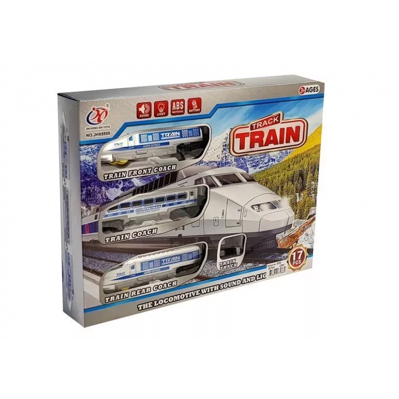 LEAN TOYS Train Battery with Lights and Sound