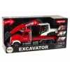LEAN TOYS Kravas auto ar ekskavatoru traktoru ekskavatoru skaņu un gaismu